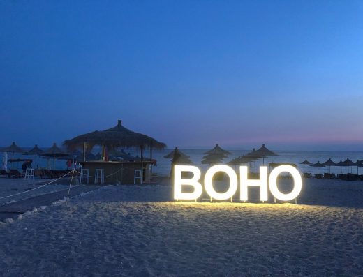 Boho beach bar
